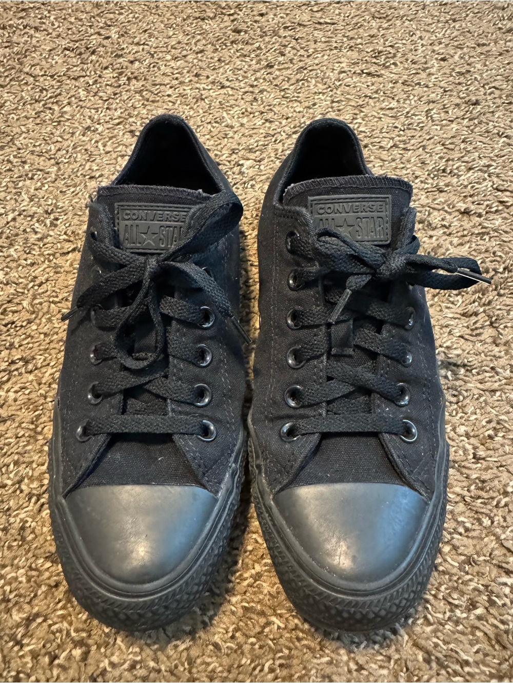 Converse Black Low Top Chuck Taylor Sneakers